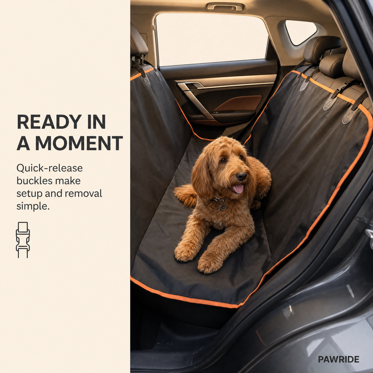 RoadGuard™ – Full-Cover Dog Car Hammock