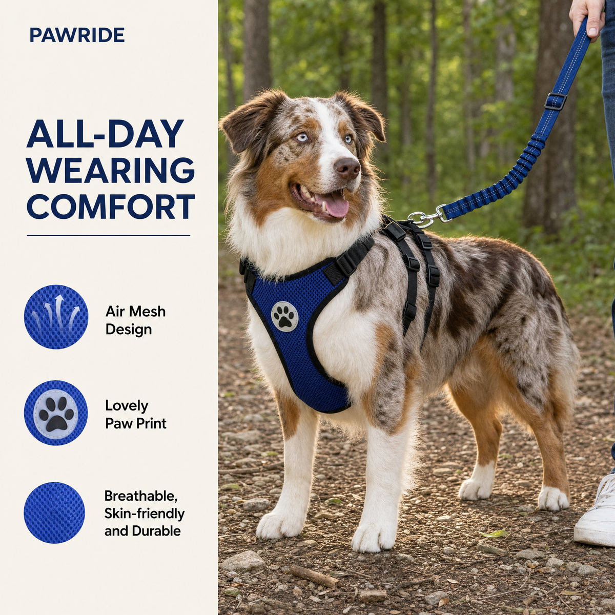 SafeRide™ - 2-in-1 Dog Car Harness & Seat Belt